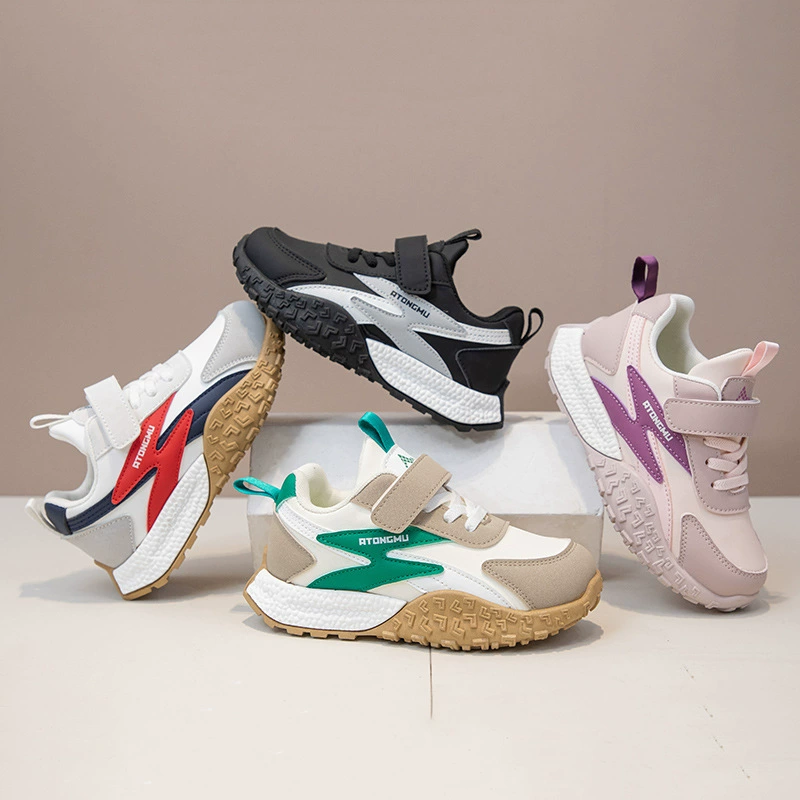 2025 весна и осень новая детская повседневная модная спортивная обувь светлая универсальная плоская обувь для девочек модная обувь повседневная обувь