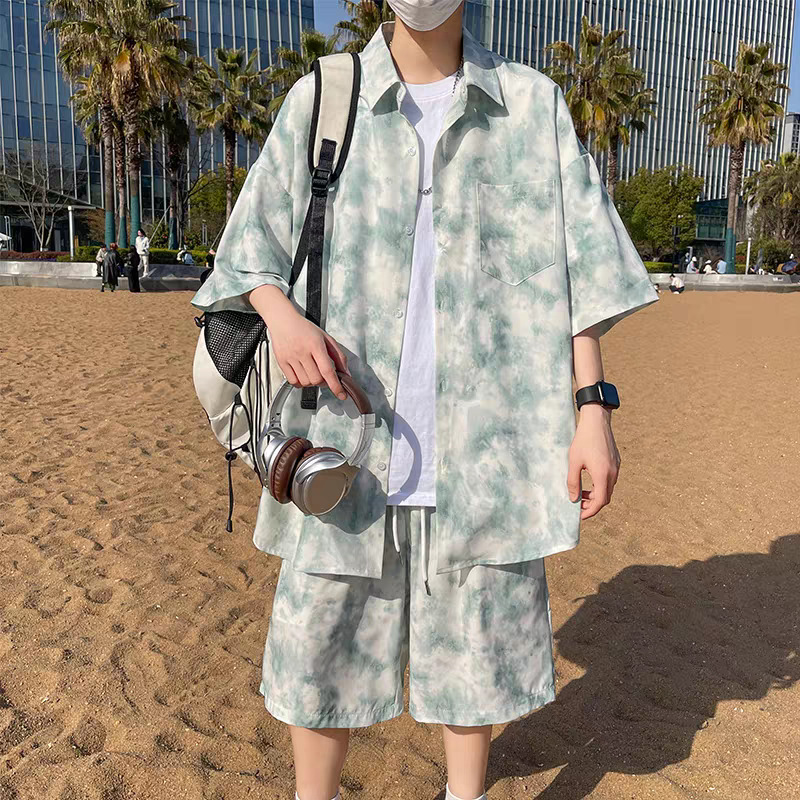 파란색