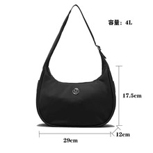 Lulu4L单间腋下包牛角包 mini shoulder bag休闲露露腋下包