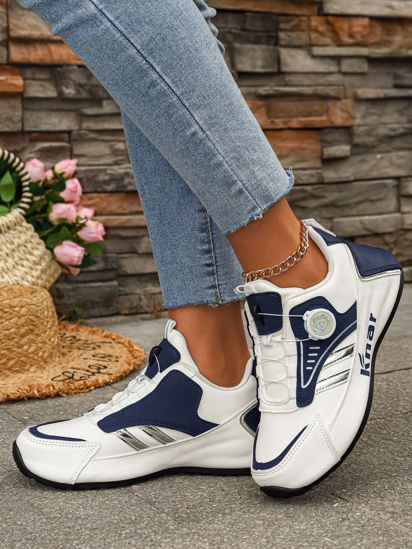 Plu-ize Women' Neaker, Fahionable Caual Low-top Outdoor Kateboard Hoe_vogvips.com