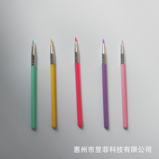 Ready Supply of Silicone Eyeliner, Eye Makeup Line Brush, Precision Glitter Brush, Precision Glitter Eye Shadow Brush