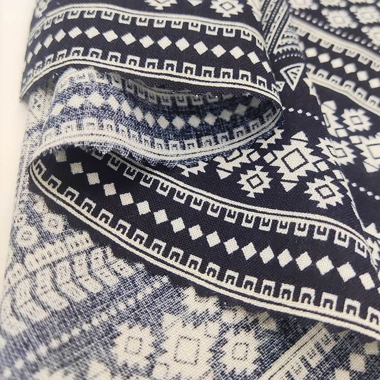 Impresión digital común 100% rayon estilo de playa hawaiano tela impresa de rayon
