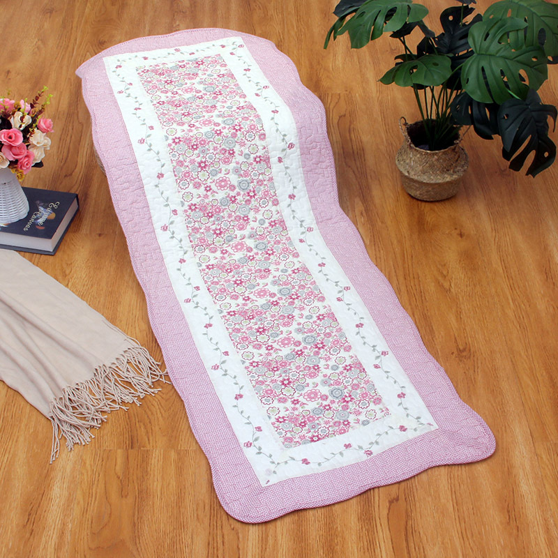 [Small Wholesale] Korean Cotton Bedside Mat, Floor Mat, Door Mat, Fabric Quilted Anti-Slip Patchwork Living Room Mat