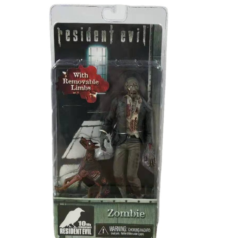 Juega Shangying NECA clásico Resident Evil Hank. Zombie perro hecho a mano modelo móvil de 7 pulgadas muñeca