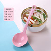 Wheat straw spoon, home long handle, porridge, drink spoon pp thickened plastic spoon snail powder spoon logo