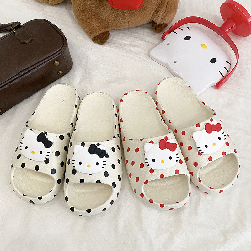 Cartoon-Style Fashionable Versatile Lightweight Non-Slip Wear-Resistant Quick-Drying Home Bath Slippers with a Soft Feel for Women, Suitable for Summer Dorms Cartoon-Style Fashionable Versatile Lightweight Non-Slip Wear-Resistant Quick-Drying Home Bath Slippers with a Soft Feel for Women, Suitable for Summer Dorms