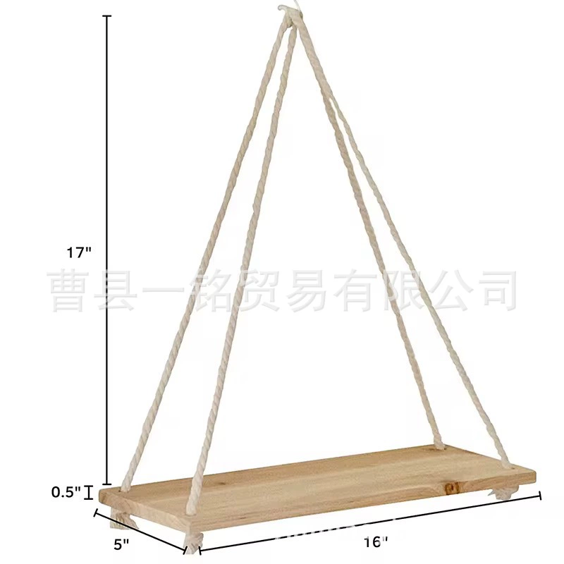 Настенная полка-стремянка в скандинавском стиле, из массива дерева.
