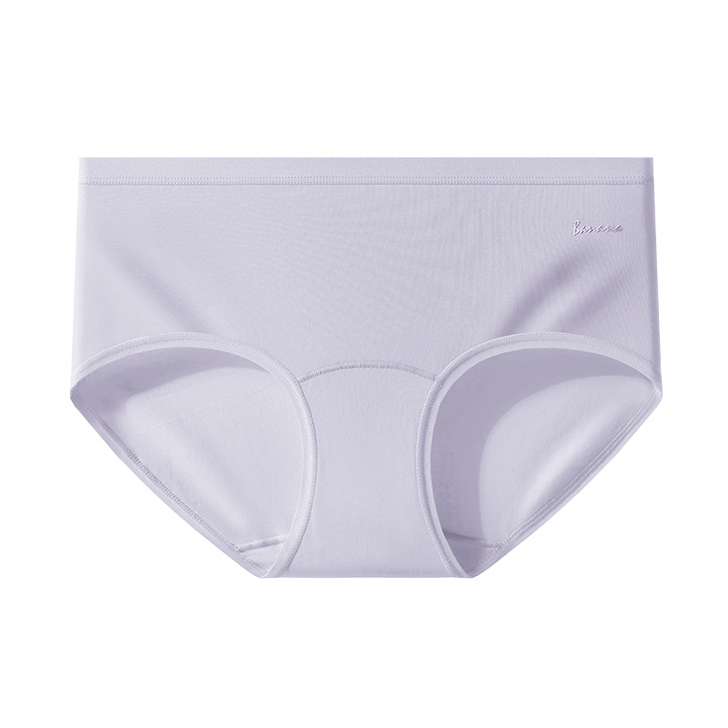 Calzoncillos de algodón, algodón puro para mujeres y entrepierna larga 10a antibacteriana sin marcas, sin glúteos, calzoncillos de cintura media para mujeres image 6
