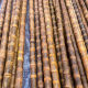 Dragon Blood Golden Bamboo Secret Festival Pure Hand Polished Solid Martial Arts Bamboo Stick Brown Bamboo Whip Walking Stick Climbing Stick Hand Crutches