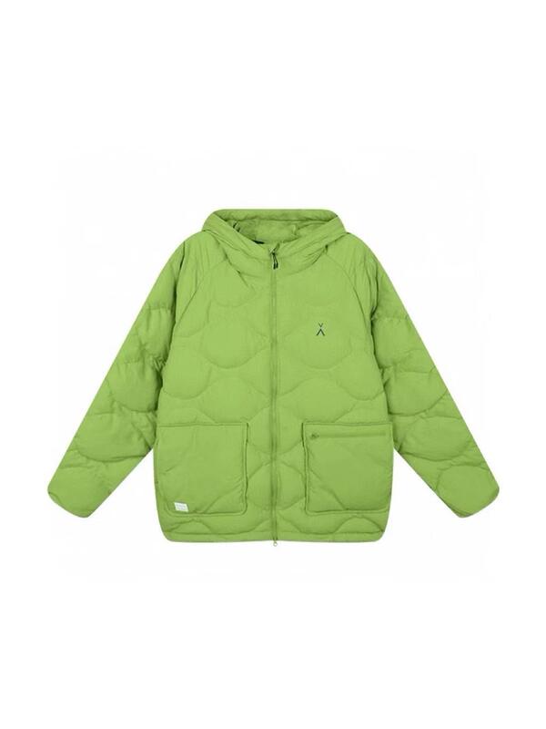 Outdoor Waterproof Cotton Jacket! Men's Lightweight Hooded down Cotton Jacket, Warm and Colorful Cotton Jacket, Loose Cotton Jacket