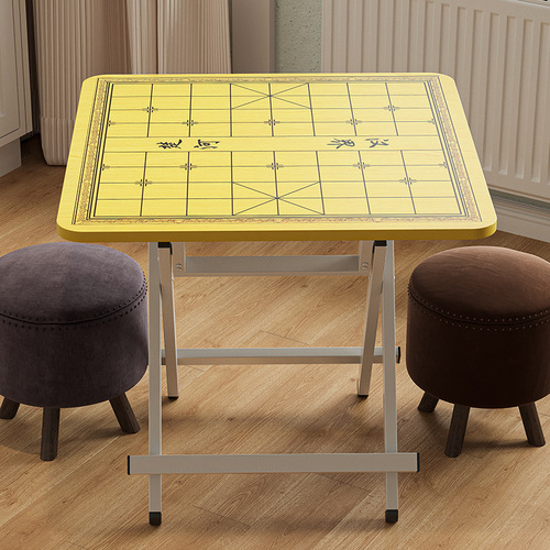 Chess table multifunctional outdoor portable foldable chessboard table park chess playing rental eating dining table home use