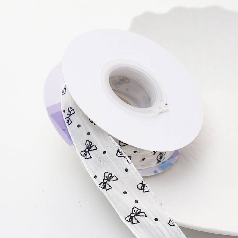 Siete colores, clásico, pequeña cinta floral, paquete de ramo, cinta de raso, bolsa de flores, cinta de flores, embalaje de material de bricolaje hecho a mano