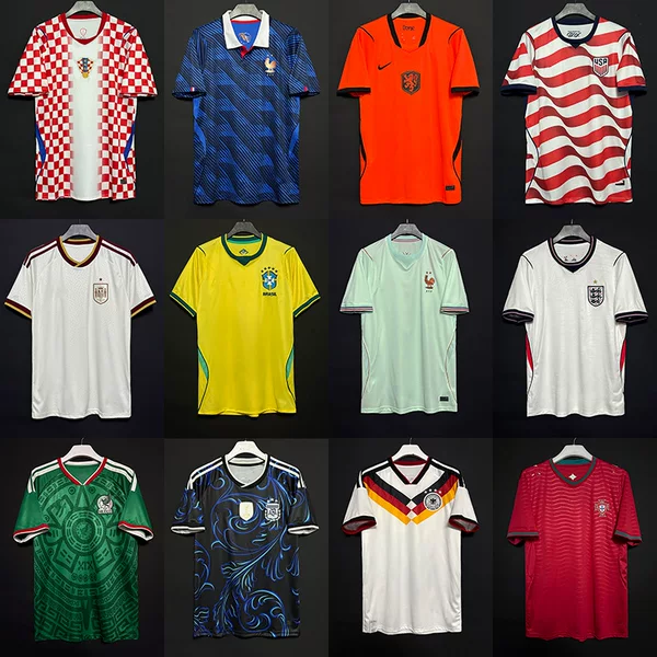 2026 World Cup Jerseys Brazil France Argentina Germany England Spain Real Madrid Chelsea Football Uniforms