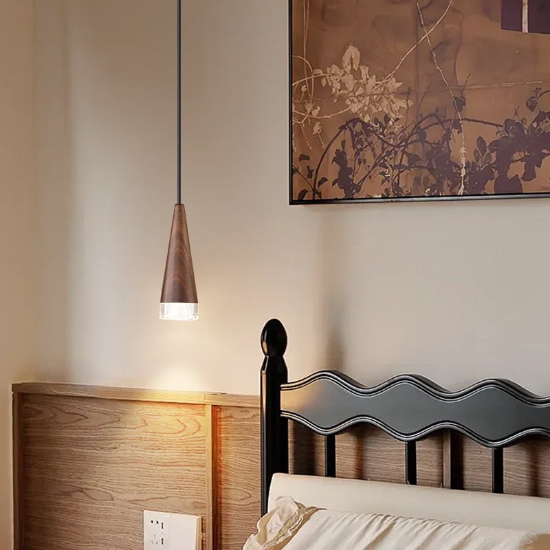 Minimalist bar counter water drop long pendant light, modern simple bar counter shop decorative light, bedroom bedside single-head small pendant light Minimalist bar counter water drop long pendant light, modern simple bar counter shop decorative light, bedroom bedside single-head small pendant light