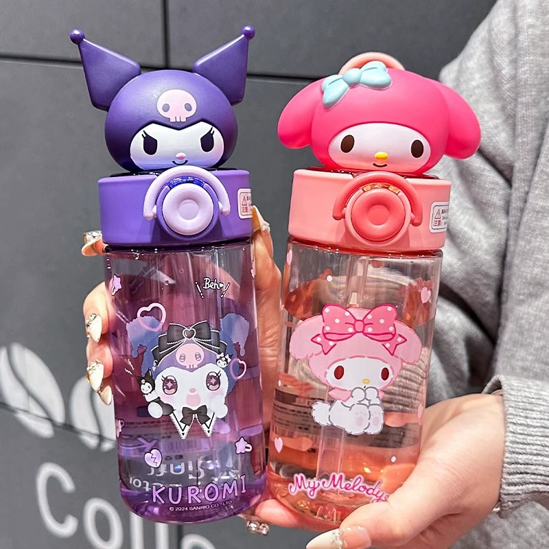 Children's high quality handheld summer straw with glass