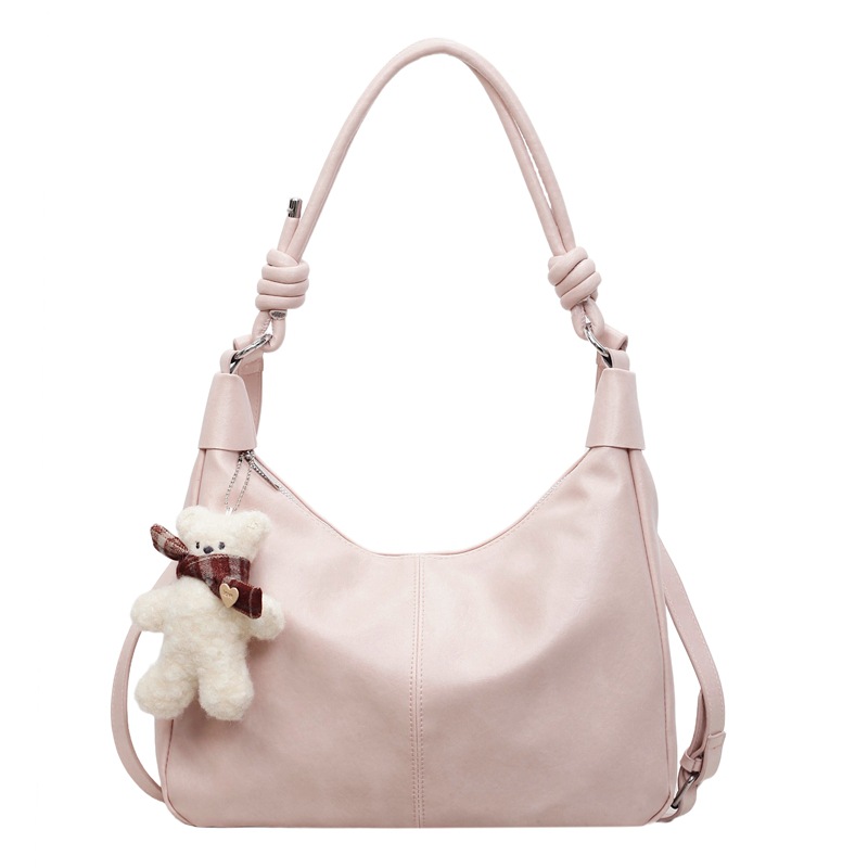 Bolsos de textura para mujeres 2026 nueva moda popular simple sensación cotidiana bolso de hombro de gran capacidad bolsa de viaje