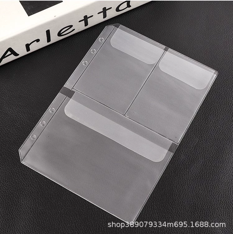 Laptop, book for business cards, storage bag PVC with zipper, 5A, 6b, tear-off sheet