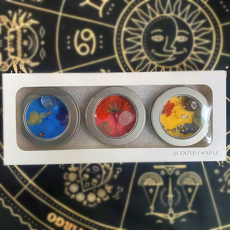 Conchas de flores secas modelado vela hecha a mano piedra de color cera de banana adornos de dormitorio set vela mayorista