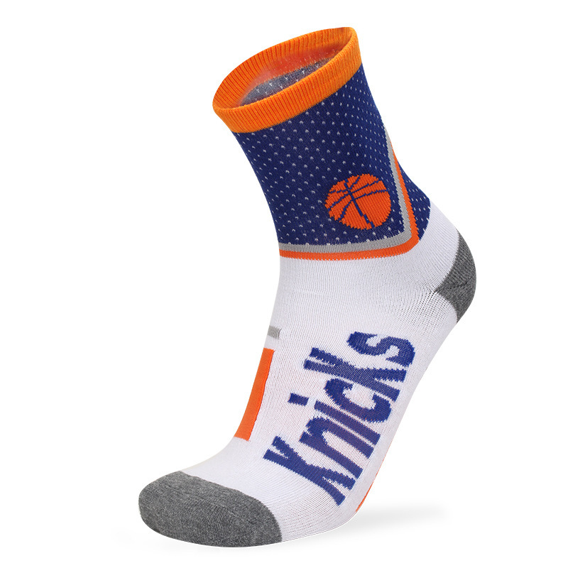 Socks men's NBA joint team leisure sports socks spring and summer new thin mesh breathable heel pointed Terry socks