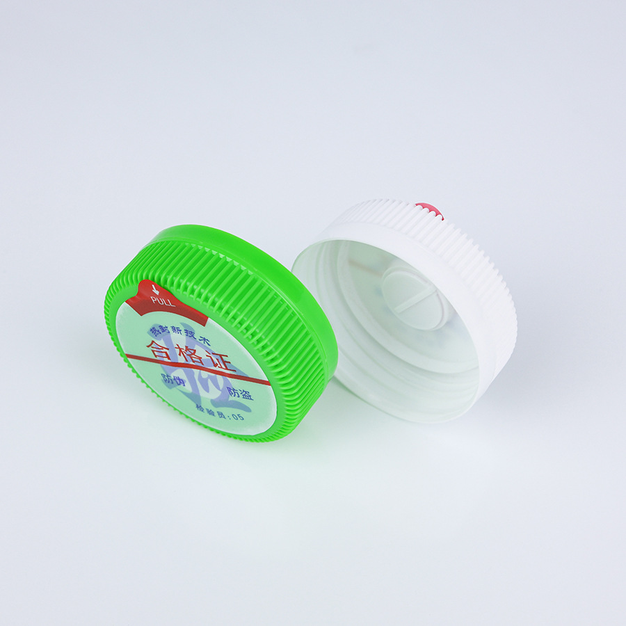 Proveedores al por mayor 55 calibre tapa roscada tapa circular 55MM roscada tapa plástica botella de PE cubierta desechable image 3