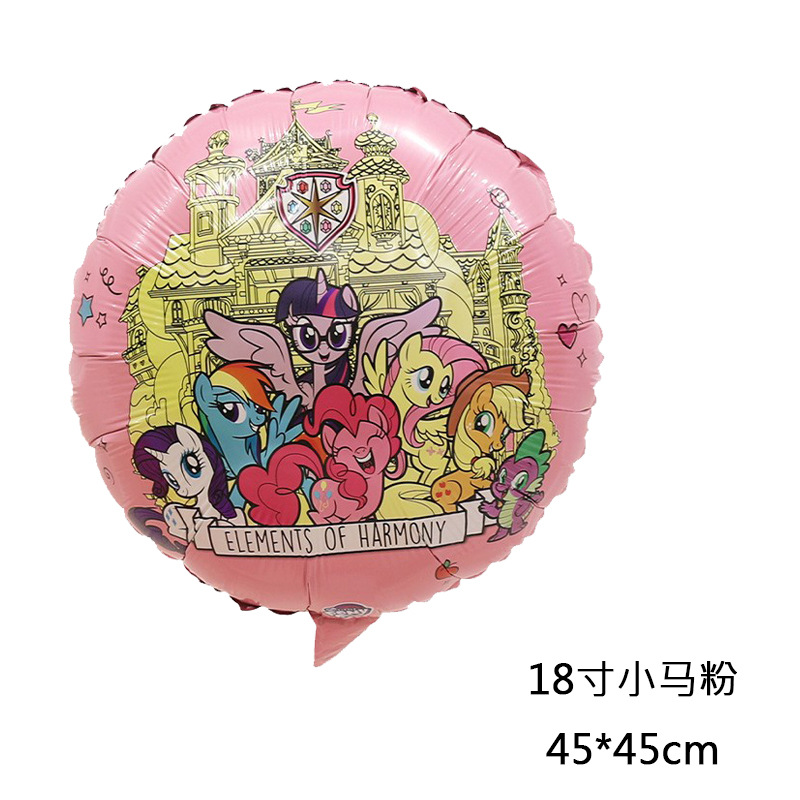 Pony, three dimensional rainbow balloon, in 3d format, unicorn