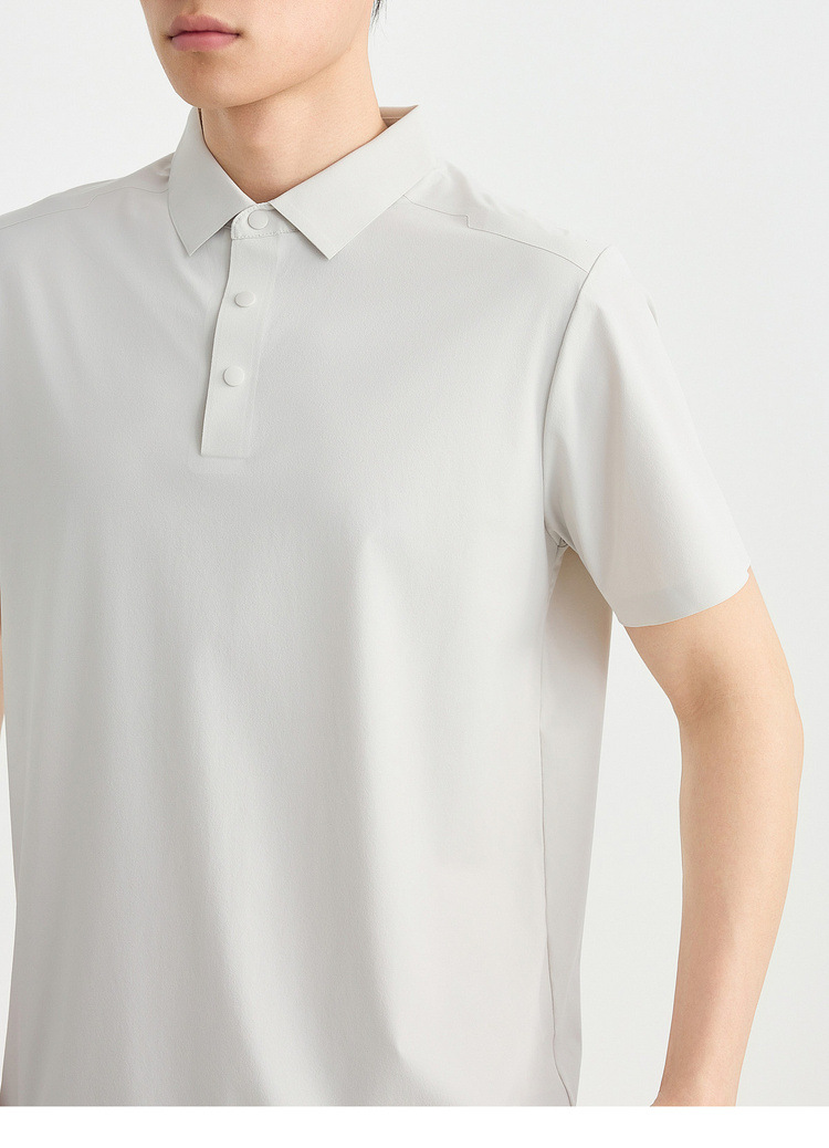 Áo polo nam pique cổ bẻ mát lạnh đi làm — màu be chi tiết 27