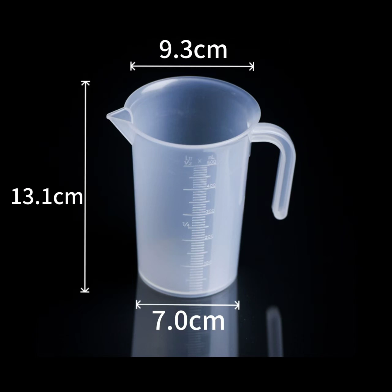 Measuring cup, plastic milk tea for commercial use