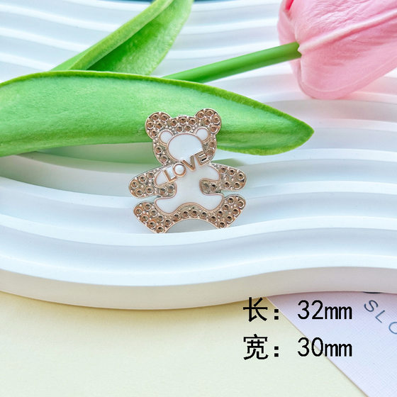 Electroplated Korean version of xiangfeng series acrylic diy accessories mobile phone case hole shoes patch hair accessories material