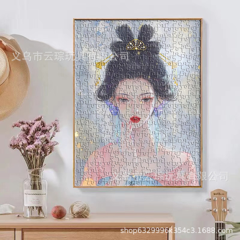 1000 piezas rompecabezas de gran tamaño rompecabezas de papel engrosado fábrica al por mayor suministro directo de primera mano juguetes para niños adultos