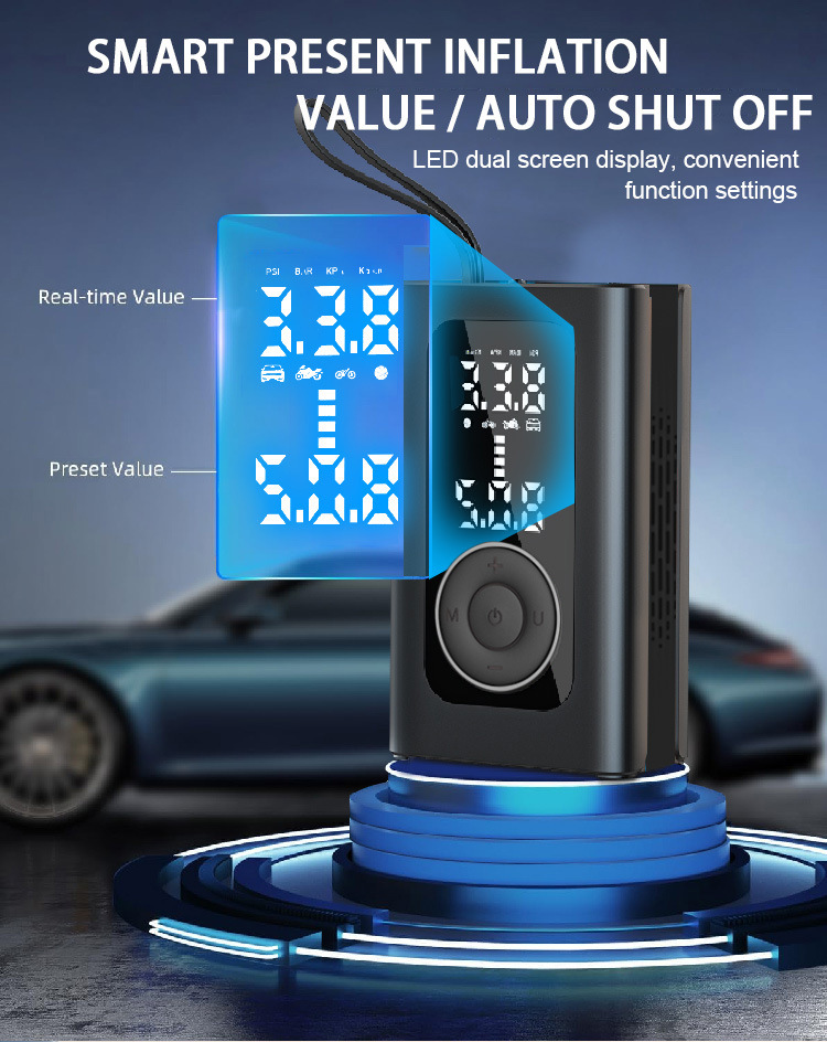 Amazon Cross-Border 19-Cylinder Wireless Air Pump Car Basketball Bicycle Multi-Function Electric Air Pump