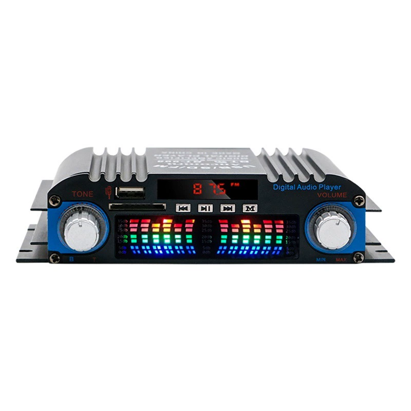 Мощный мини-усилитель мощности для дома, автомобиля, 12 В, Hi-Fi динамик, Bluetooth-карта, общественный усилитель