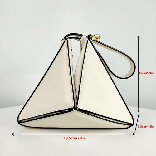 Turkish Minority Design  New Trendy Fashion Triangle Rhombus Splicing Folding Bag Crossbody Single Shoulder Women's Bag Bags 