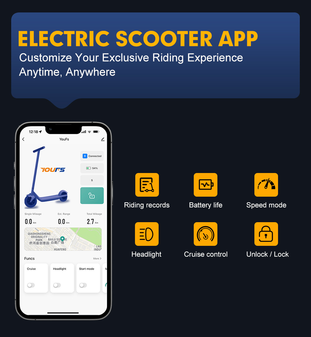 Electric Scooter MK086 High-Power Foldable Scooter Overseas Warehouse Delivery and Wholesale for Europe, America, Australia, and Brazil