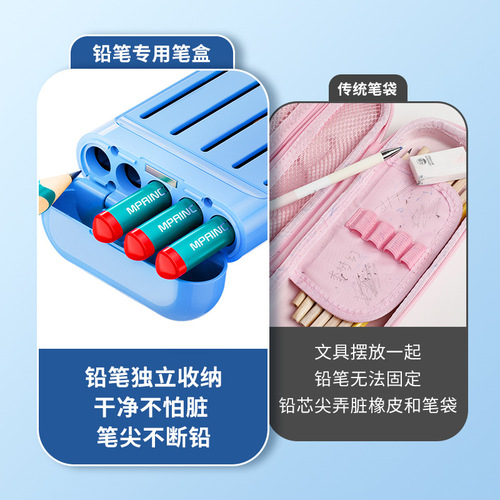 Cat Prince pencil pencil case set ruler pencil eraser 4-piece set primary school students school supplies gift wholesale