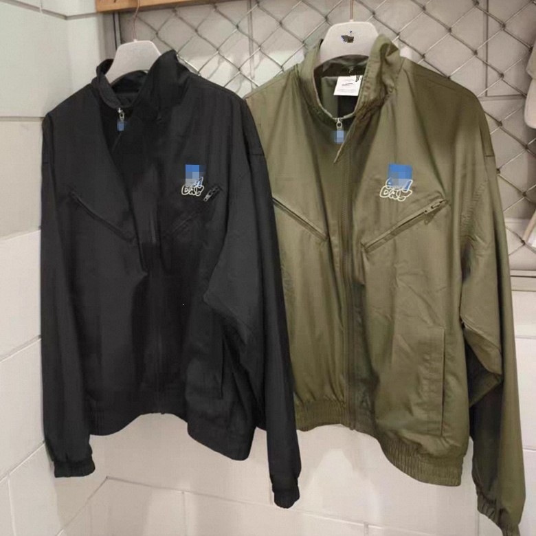 25Ss Spring and Summer New Classic Comfortable Sports Stand-Collar Jacket Woven Casual Windproof Jacket Men's Clothing Jn1661