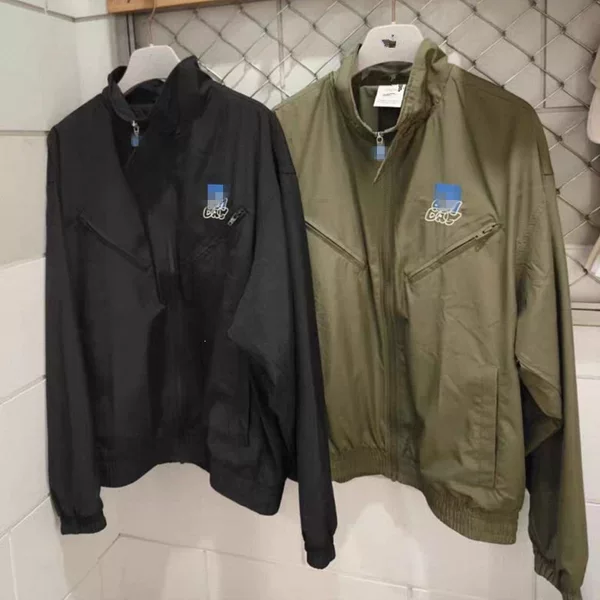 25Ss Spring and Summer New Classic Comfortable Sports Stand-Collar Jacket Woven Casual Windproof Jacket Men's Clothing Jn1661