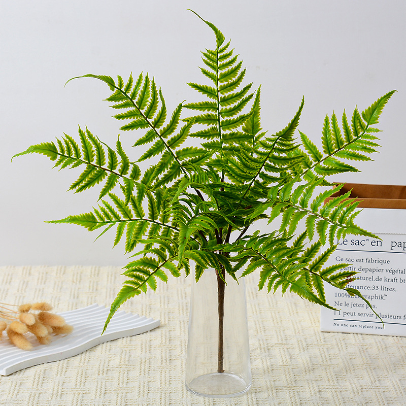 仿真葉子天門冬蕨類植物排草波斯工程背景牆排草蕨假草仿真花批發
