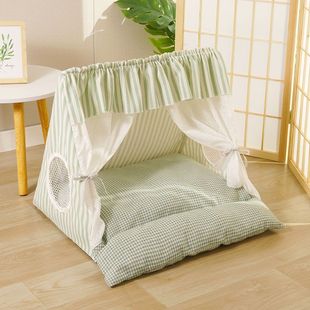 Cat Tent, Summer Cat Nest, Pet Warm Doghouse, Removable and Washable Enclosed Internet Celebrity Cat, Universal for All Seasons, Cross-Border