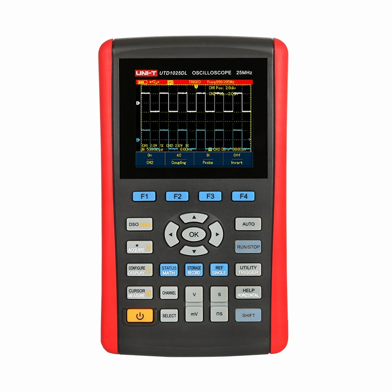 Ручной осциллограф Uliide UTD1025CL — компактный и удобный — встроенный осциллограф/мультиметр/запись сигналов