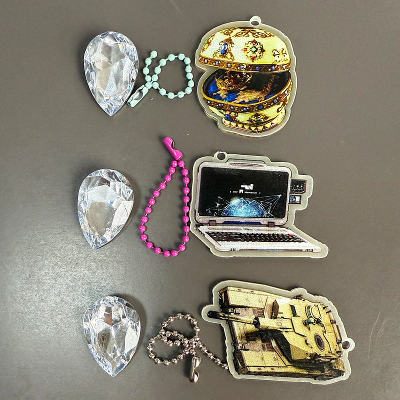 三角洲行动夜光亚克力挂件盲袋匙扣挂饰非洲之心儿童玩具礼品热卖|undefined