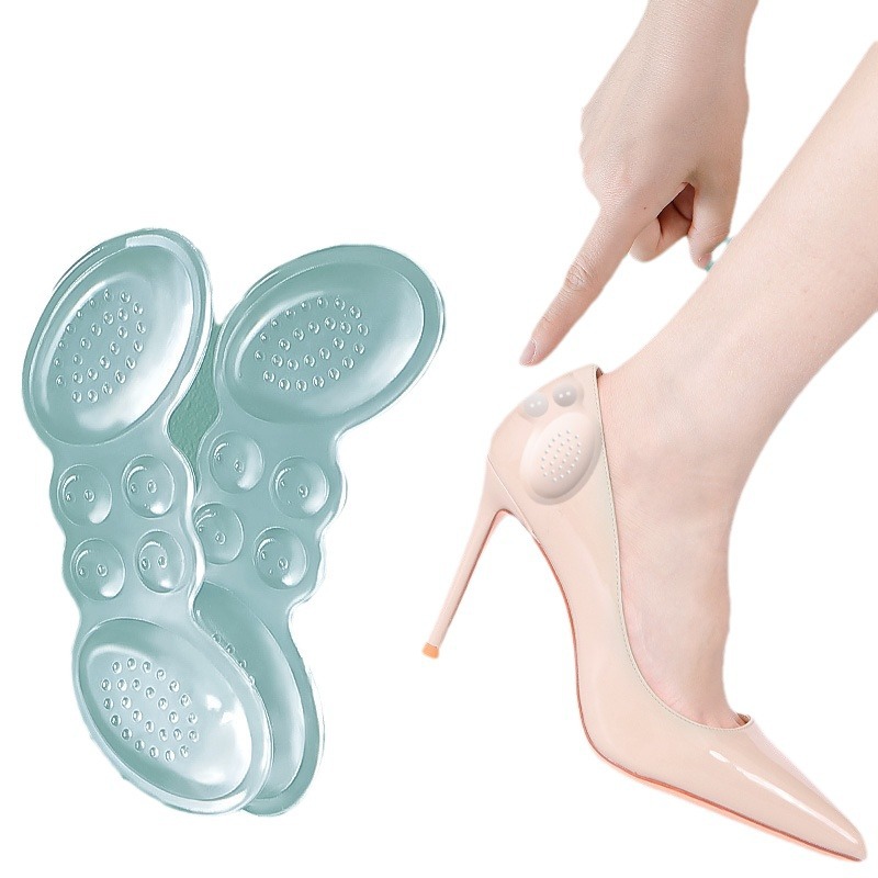 Pegatinas de talón de silicona anti-desgaste pegatinas de talón de mujer pegatinas de talón gruesas de media yardas almohadilla de una yardas más grande suave nuevo modelo general