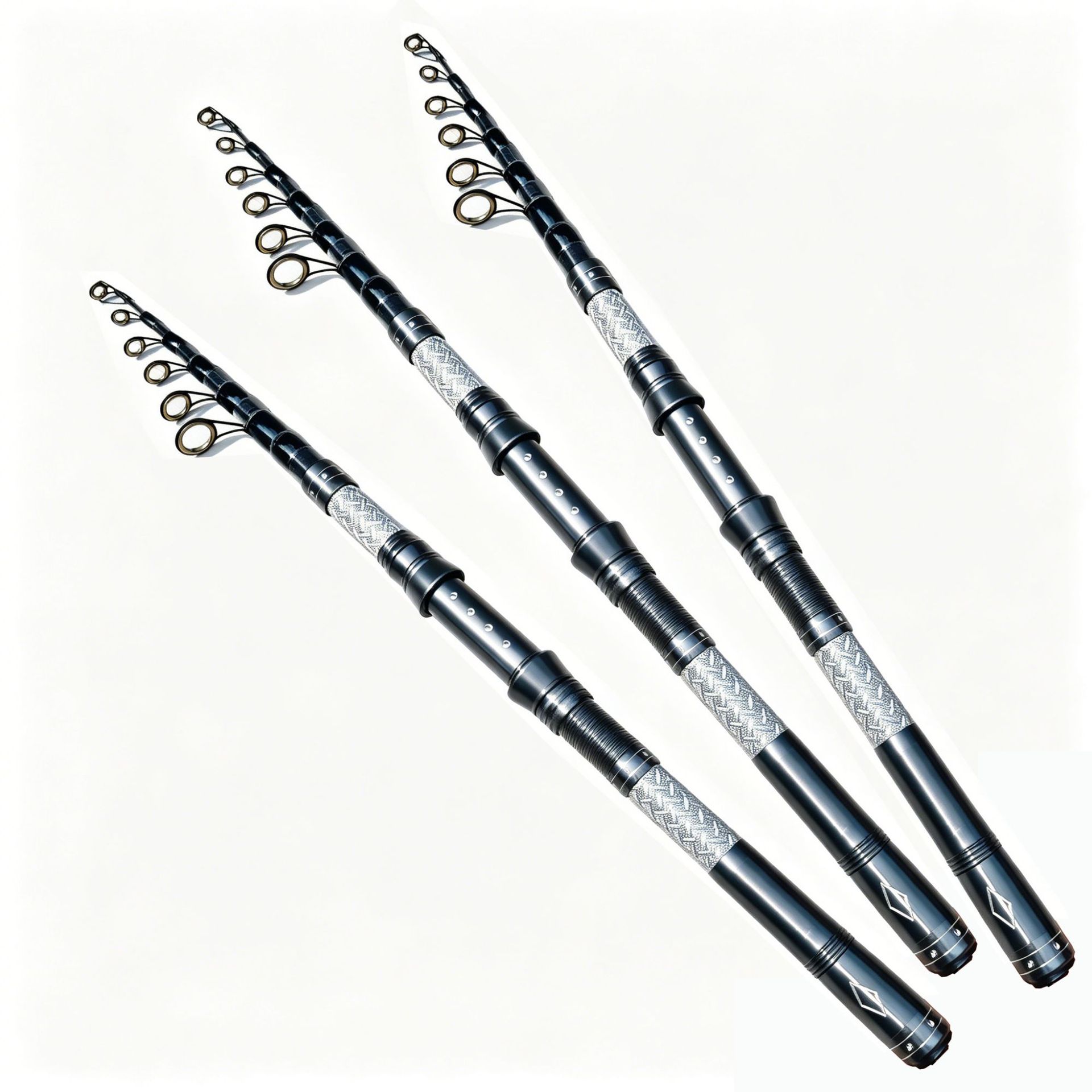 Cross-border ultra-short telescopic portable lure rod vibrating lure…