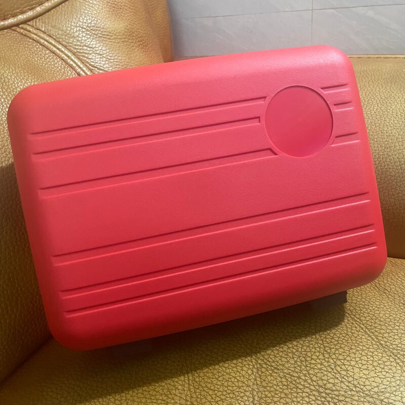 Factory Hot Model 14inch Pp Suitcase Banquet Gift Box Pc Makeup Box Internet Celebrity Same Style Manicure Box