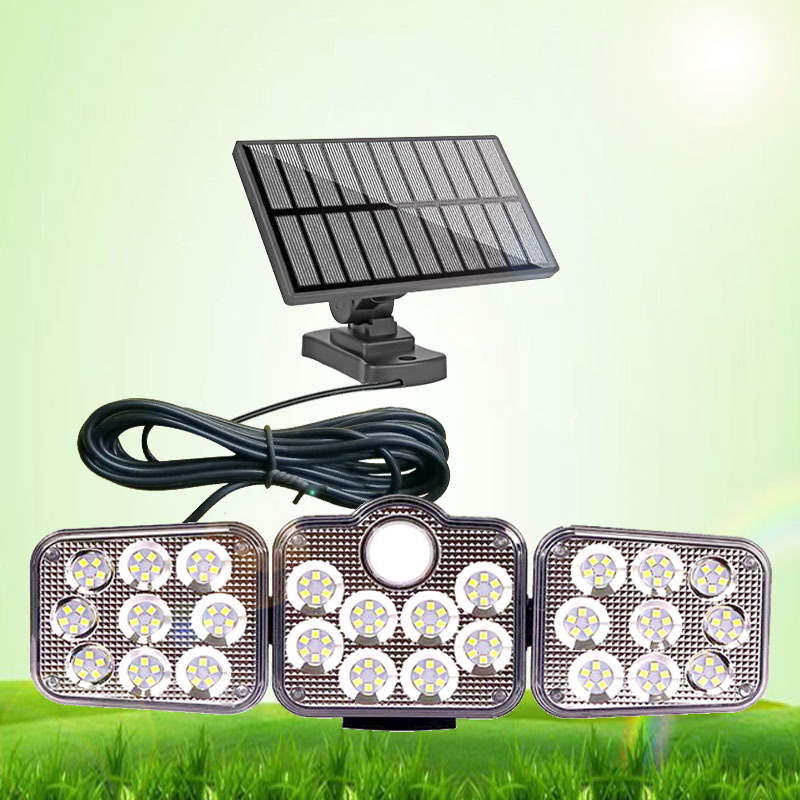 Hot selling solar lamp split body sensor wall lamp outdoor waterproof garden lamp home garage street lamp sensor lamp