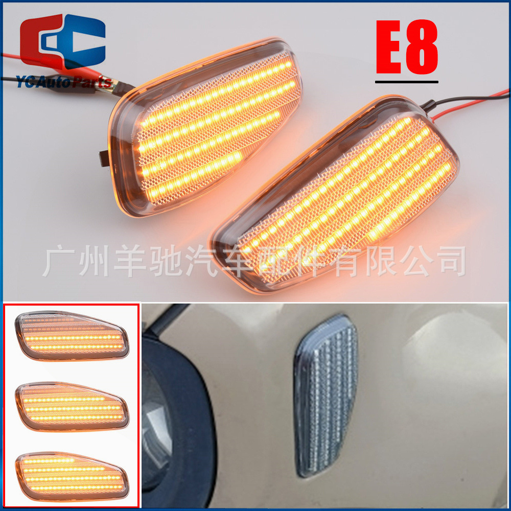 Aplicable a jeep hombre libre renegado 14-21 agua corriente LED guardabarros luz lateral ala dirección luz lateral