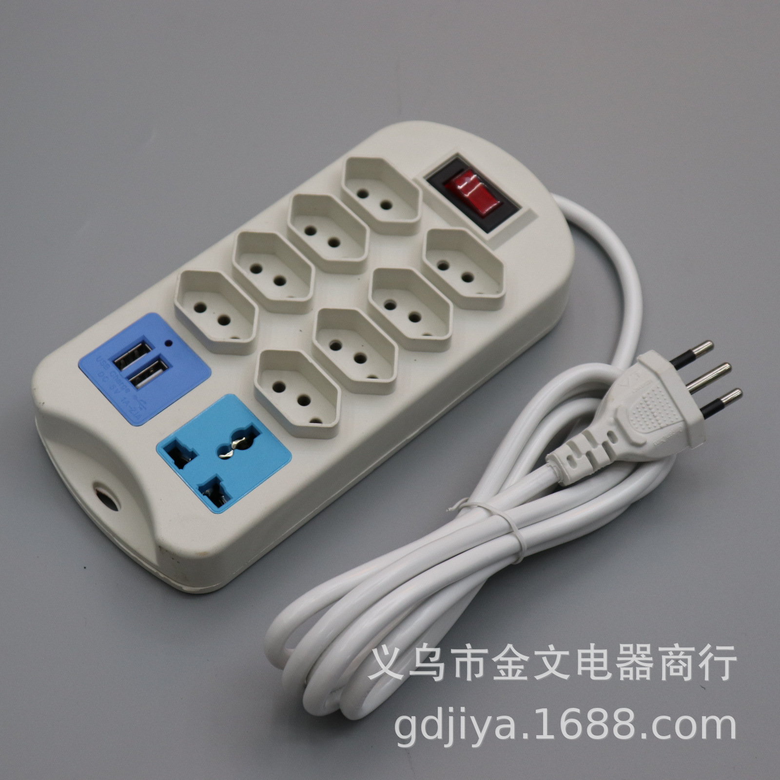 南美 巴西USB 排插 LEHMOX 巴西插孔 巴西标准 巴西认证 插板