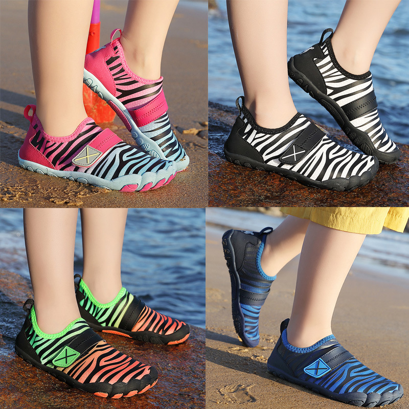 Children's beach shoes non-slip swimming shoes quick-drying wading diving shoes men's and women's shoes cut-resistant barefoot socks