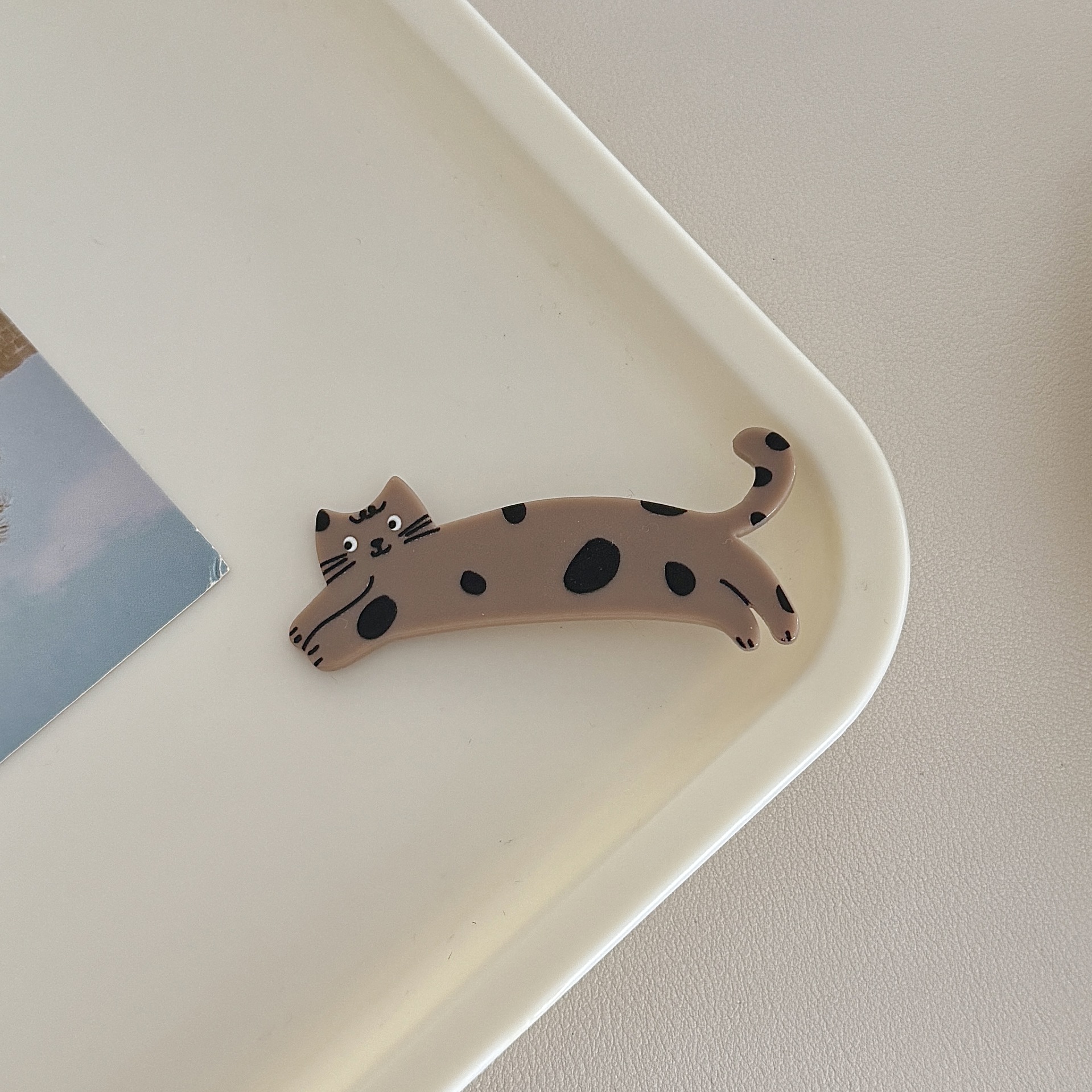 Women's Cute Cat Arylic Hair Clip display picture 4