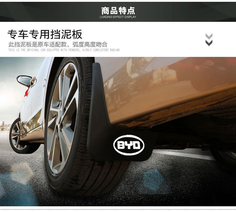 BYD F30L3G5S67 Fangchengbao Qin PLUS Tang Song DMI Yuan EV Denza D9Z Seal Sea Lion fender