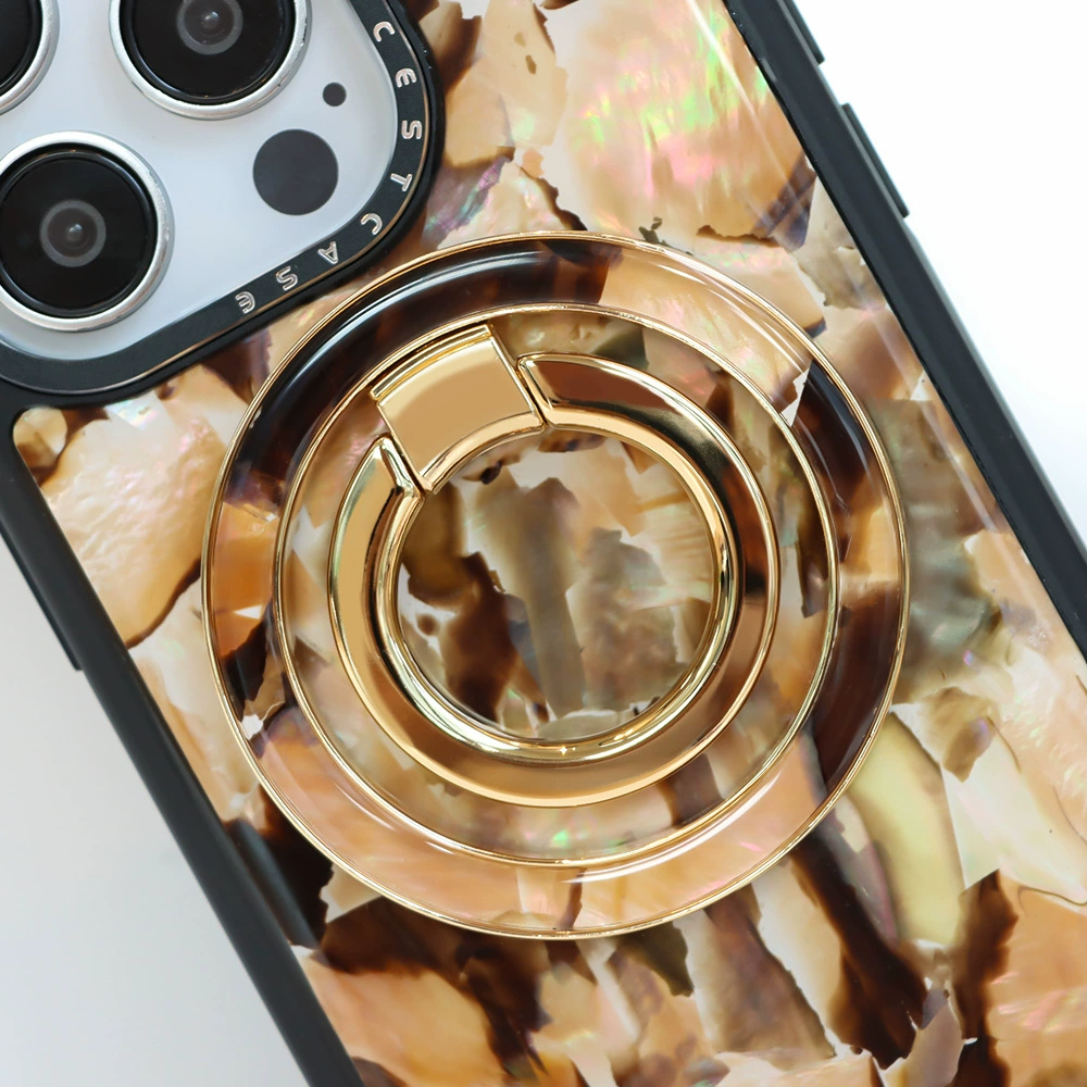 New Fritillaria Magnetic Smedie Desktop Folding Magnetic Suffering Mobile Metal Ring Branch Factory Direct Sales